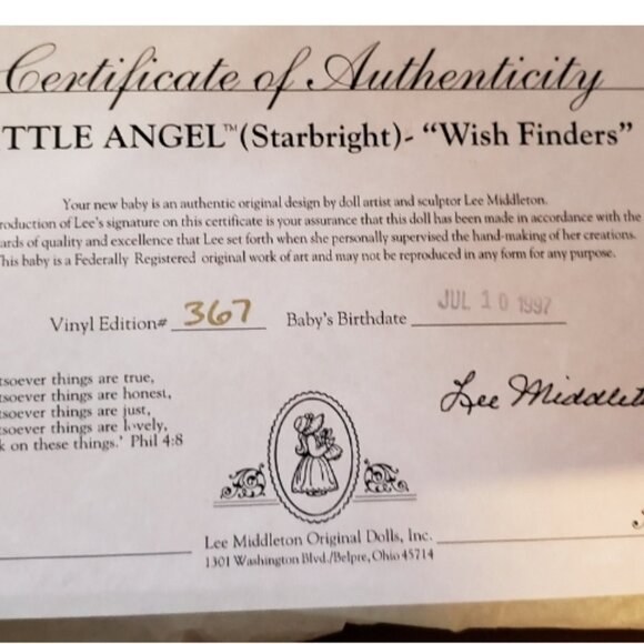 Two Vintage Lee Middleton vinyl "STARBRIGHT (wish finders)" & "TWINKLE TW - Picture 5 of 7